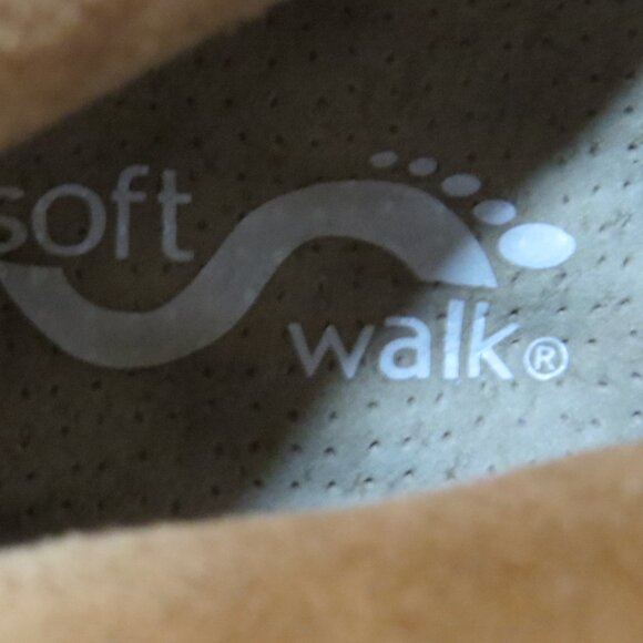 SoftWalk Manchester Suede Leather Boots With Faux Shearling Trim SIZE 8.5 - Picture 12 of 12